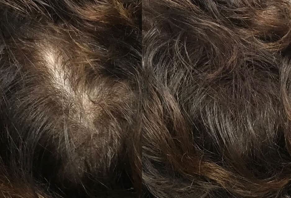 hairfibers voor na scheiding voller maken haarvezels boev